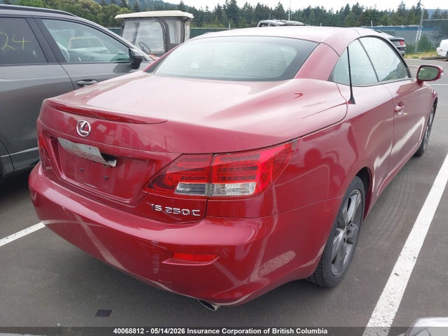 Auction sale of the 2012 Lexus Is 250, vin: JTHFF2C23C2521433, lot number: 40068812