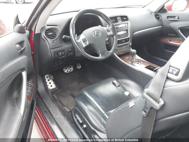 Auction sale of the 2012 Lexus Is 250, vin: JTHFF2C23C2521433, lot number: 40068812