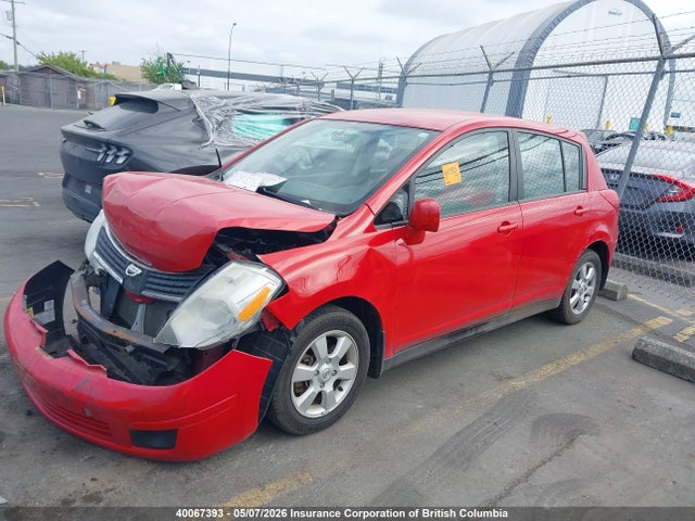 2007 Nissan Versa S/sl მანქანა იყიდება აუქციონზე, vin: 3N1BC13E37L358948, აუქციონის ნომერი: 40067393