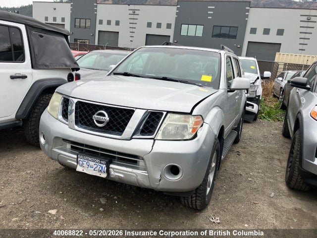Aukcja sprzedaży 2009 Nissan Pathfinder S/le/se, vin: 5N1AR18B69C608487, numer aukcji: 40068822