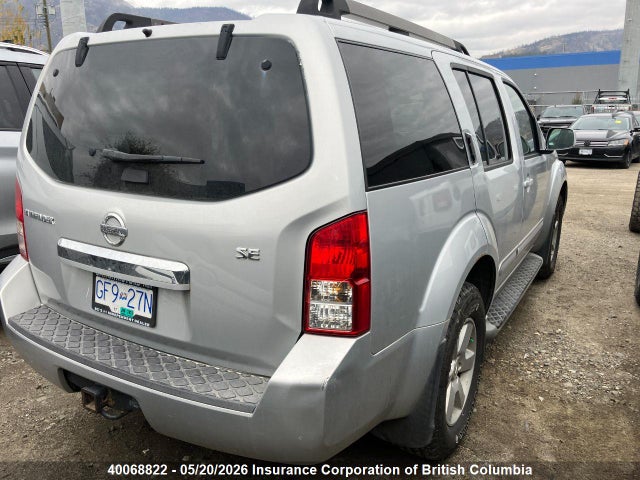 Aukcja sprzedaży 2009 Nissan Pathfinder S/le/se, vin: 5N1AR18B69C608487, numer aukcji: 40068822