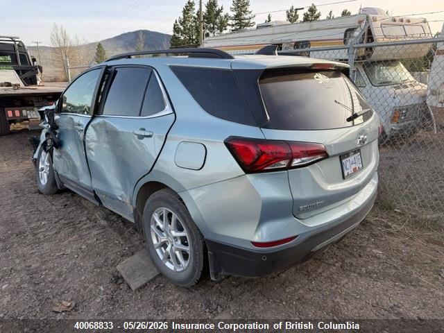 Aukcja sprzedaży 2022 Chevrolet Equinox Lt, vin: 2GNAXUEV3N6135149, numer aukcji: 40068833