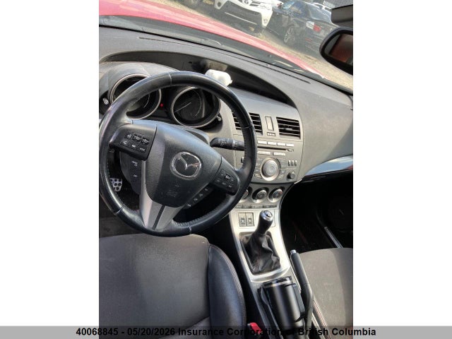 2010 Mazda Speed 3 მანქანა იყიდება აუქციონზე, vin: JM1BL1H33A1202217, აუქციონის ნომერი: 40068845