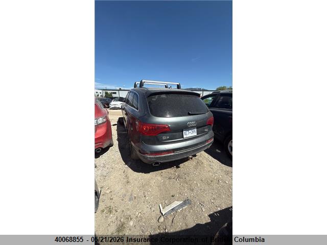 40068855 :رقم المزاد ، WA1LGAFE7FD017732 vin ، 2015 Audi Q7 مزاد بيع