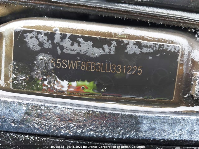 Aukcja sprzedaży 2020 Mercedes-benz C 300 4matic, vin: 55SWF8EB3LU331225, numer aukcji: 40068882