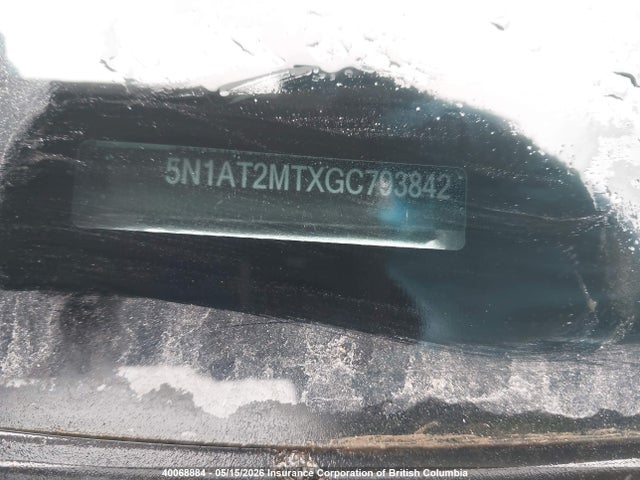 5N1AT2MTXGC793842 Nissan Rogue