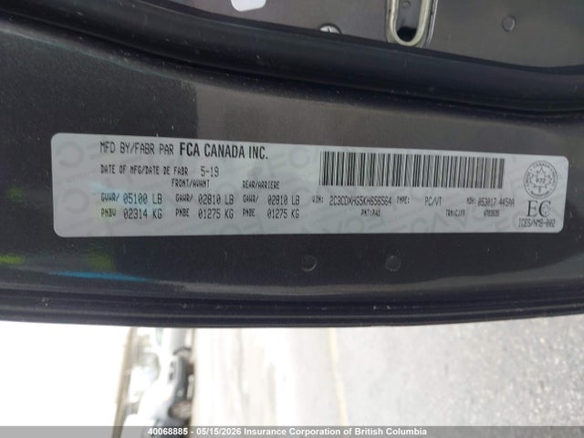 Продажа на аукционе авто 2019 Dodge Charger Gt, vin: 2C3CDXHG5KH656564, номер лота: 40068885