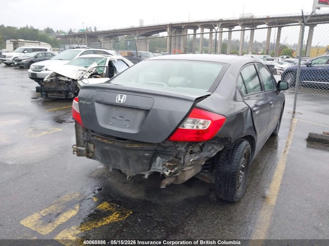 Aukcja sprzedaży 2012 Honda Civic, vin: 2HGFB2F44CH111243, numer aukcji: 40068886