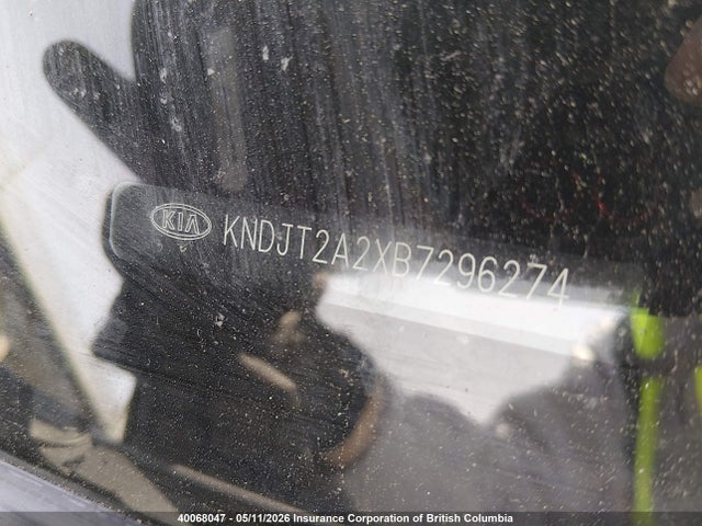 40068047 :رقم المزاد ، KNDJT2A2XB7296274 vin ، 2011 Kia Soul +/!/sport مزاد بيع