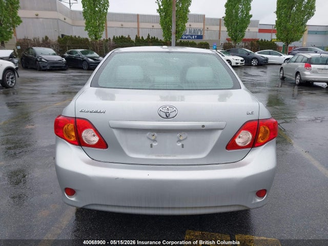 40068900 :رقم المزاد ، 2T1BU40E19C123812 vin ، 2009 Toyota Corolla S/le/xle مزاد بيع