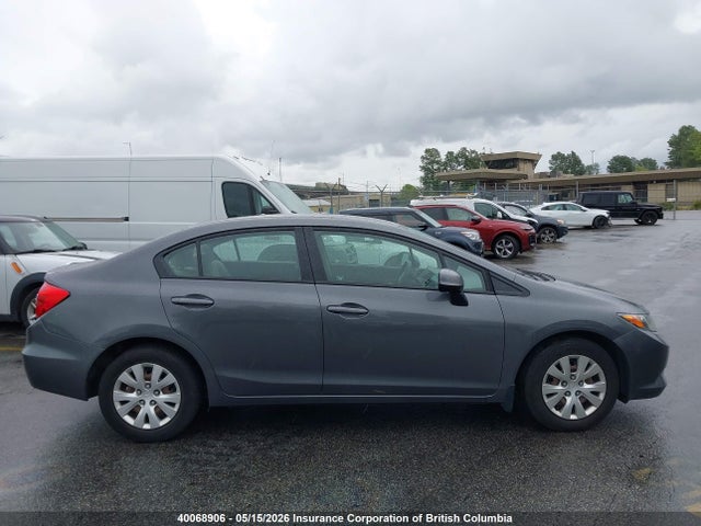 2012 Honda Civic მანქანა იყიდება აუქციონზე, vin: 2HGFB2F40CH111093, აუქციონის ნომერი: 40068906