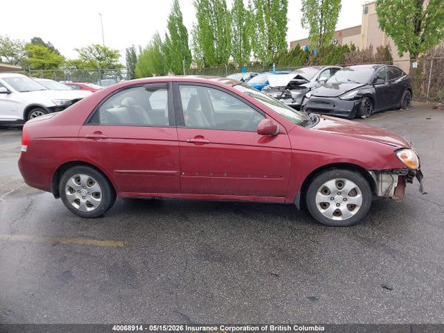 Aukcja sprzedaży 2007 Kia Spectra Lx/lx Convenience/lx Premium, vin: KNAFE121975489869, numer aukcji: 40068914