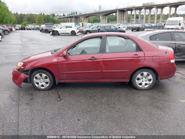 Aukcja sprzedaży 2007 Kia Spectra Lx/lx Convenience/lx Premium, vin: KNAFE121975489869, numer aukcji: 40068914