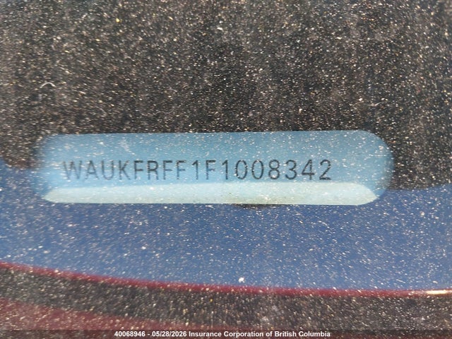 40068946 :رقم المزاد ، WAUKFRFF1F1008342 vin ، 2015 Audi A3 مزاد بيع