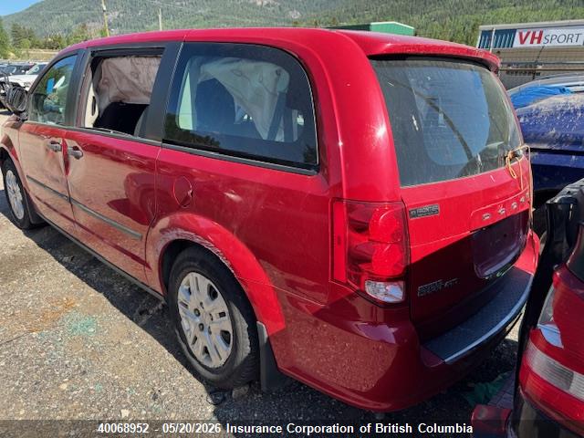 2015 Dodge Grand Caravan Se მანქანა იყიდება აუქციონზე, vin: 2C4RDGBG6FR587026, აუქციონის ნომერი: 40068952