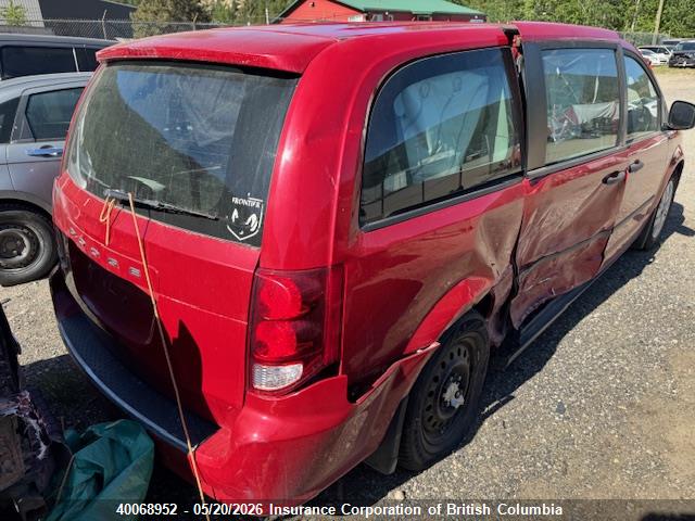2015 Dodge Grand Caravan Se მანქანა იყიდება აუქციონზე, vin: 2C4RDGBG6FR587026, აუქციონის ნომერი: 40068952
