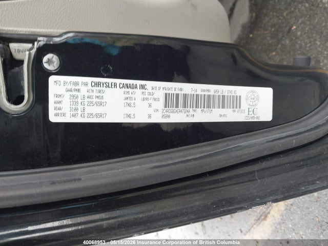 2C4RDGBGXER473240 Dodge Grand Caravan Se