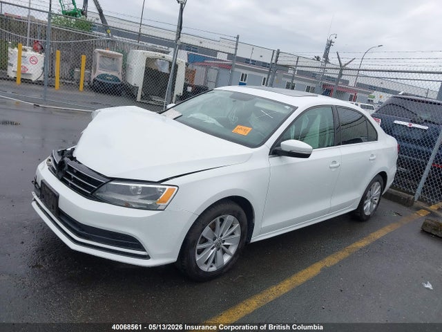 2015 Volkswagen Jetta S მანქანა იყიდება აუქციონზე, vin: 3VW2K7AJ5FM334286, აუქციონის ნომერი: 40068561