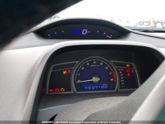 40068987 :رقم المزاد ، 2HGFA16659H101960 vin ، 2009 Honda Civic مزاد بيع