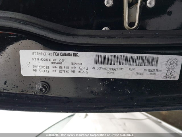 2C3CCABG2JH249423 Chrysler 300