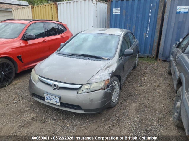 Aukcja sprzedaży 2006 Honda Civic, vin: 2HGFA16366H001190, numer aukcji: 40069001