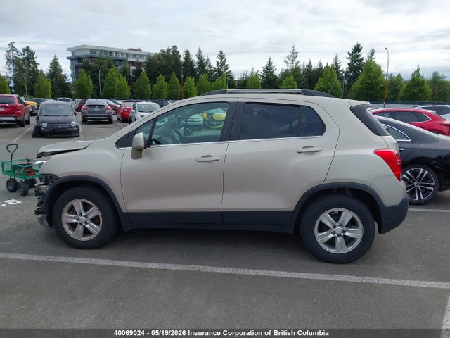 2014 Chevrolet Trax მანქანა იყიდება აუქციონზე, vin: 3GNCJLEB3EL198628, აუქციონის ნომერი: 40069024