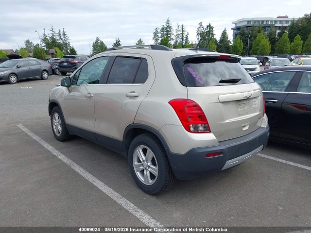 2014 Chevrolet Trax მანქანა იყიდება აუქციონზე, vin: 3GNCJLEB3EL198628, აუქციონის ნომერი: 40069024