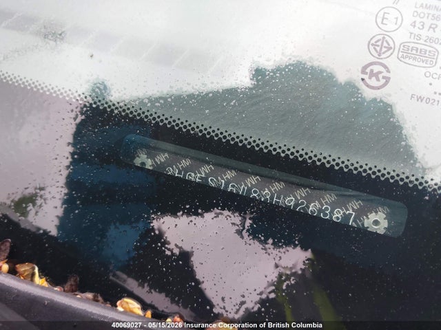 40069027 :رقم المزاد ، 2HGES16483H926387 vin ، 2003 Honda Civic مزاد بيع