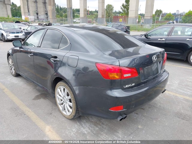 2006 Lexus Is 250 მანქანა იყიდება აუქციონზე, vin: JTHCK262062005464, აუქციონის ნომერი: 40069069