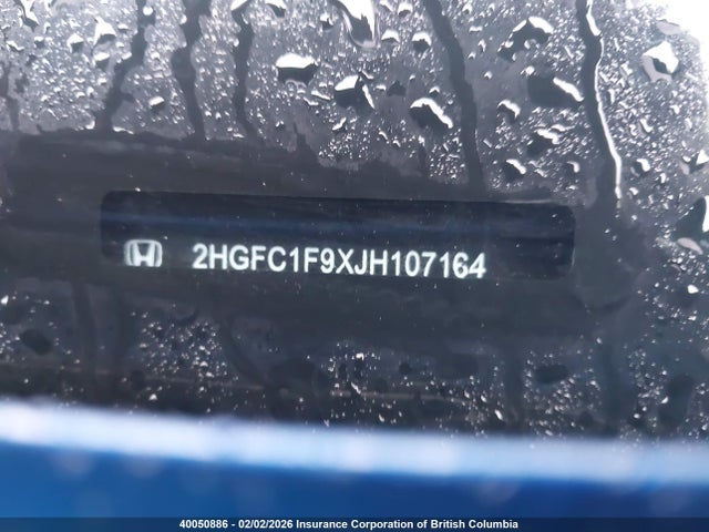 2HGFC1F9XJH107164 Honda Civic Touring