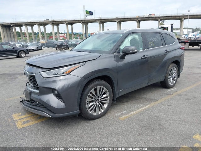 Auction sale of the 2024 Toyota Highlander Hybrid Limited/hybrid Platinum, vin: 5TDEBRCH4RS628319, lot number: 40066604