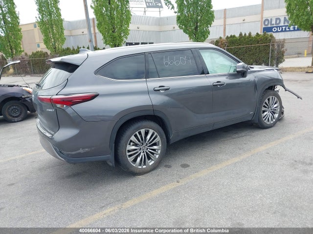 Auction sale of the 2024 Toyota Highlander Hybrid Limited/hybrid Platinum, vin: 5TDEBRCH4RS628319, lot number: 40066604