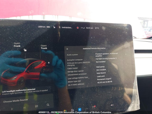 Aukcja sprzedaży 2021 Tesla Model 3, vin: 5YJ3E1EA4MF015968, numer aukcji: 40069112