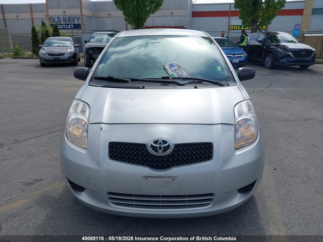 40069116 :رقم المزاد ، JTDKT923875121562 vin ، 2007 Toyota Yaris مزاد بيع