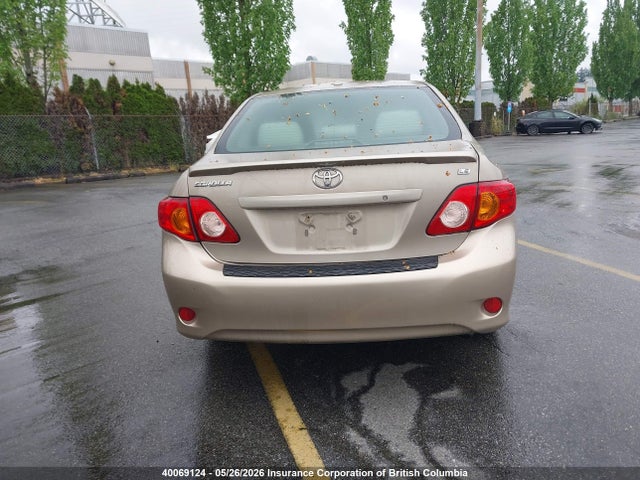 40069124 :رقم المزاد ، 2T1BU40E89C107431 vin ، 2009 Toyota Corolla S/le/xle مزاد بيع