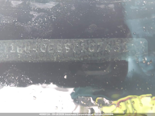 40069124 :رقم المزاد ، 2T1BU40E89C107431 vin ، 2009 Toyota Corolla S/le/xle مزاد بيع