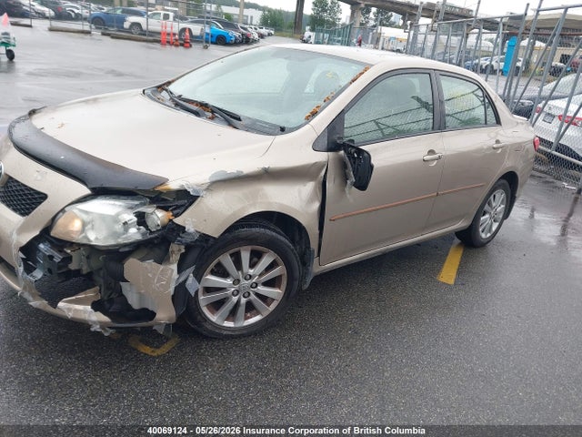 40069124 :رقم المزاد ، 2T1BU40E89C107431 vin ، 2009 Toyota Corolla S/le/xle مزاد بيع