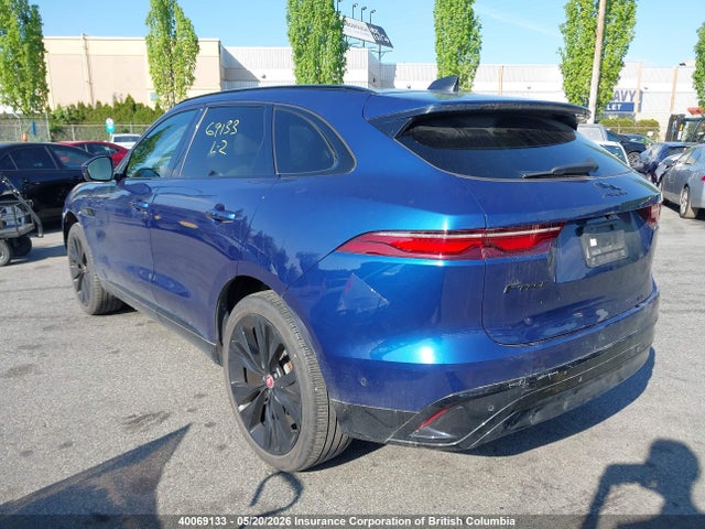 2021 Jaguar F-pace S მანქანა იყიდება აუქციონზე, vin: SADCJ2EX8MA679225, აუქციონის ნომერი: 40069133