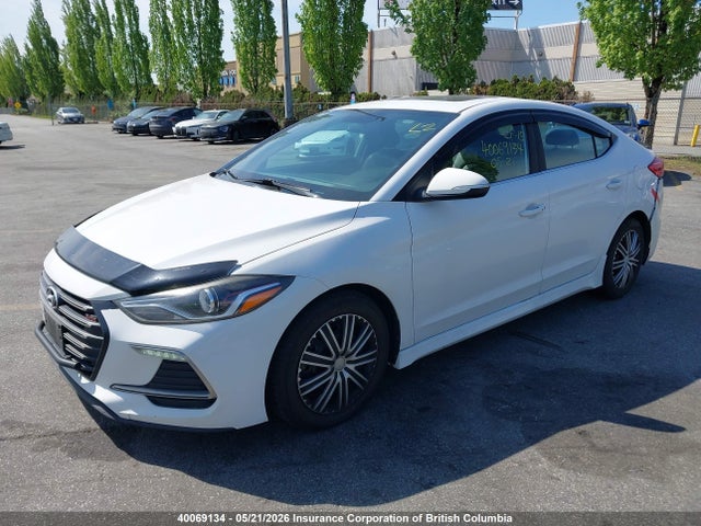 2017 Hyundai Elantra Sport მანქანა იყიდება აუქციონზე, vin: KMHD04LB7HU323855, აუქციონის ნომერი: 40069134