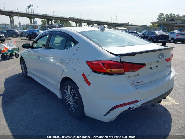 2017 Hyundai Elantra Sport მანქანა იყიდება აუქციონზე, vin: KMHD04LB7HU323855, აუქციონის ნომერი: 40069134