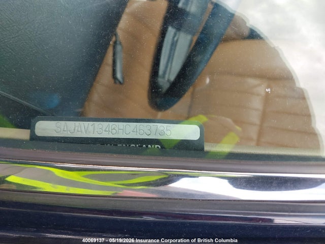 40069137 :رقم المزاد ، SAJAV1346HC463735 vin ، 1987 Jaguar Xj6 مزاد بيع