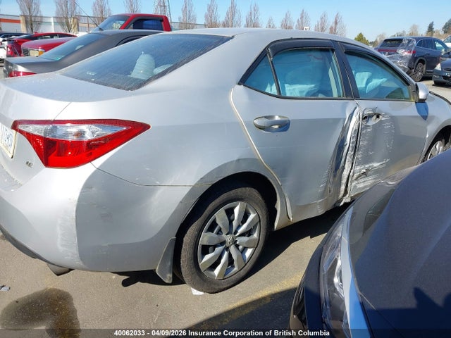 2014 Toyota Corolla L/le/le Pls/prm/s/s Pls მანქანა იყიდება აუქციონზე, vin: 2T1BURHE2EC110465, აუქციონის ნომერი: 40062033