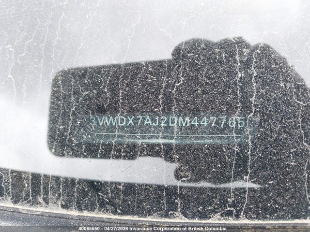 Aukcja sprzedaży 2013 Volkswagen Jetta Se, vin: 3VWDX7AJ2DM447765, numer aukcji: 40065550