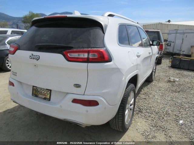 Aukcja sprzedaży 2018 Jeep Cherokee Overland, vin: 1C4PJMJX3JD536448, numer aukcji: 40069246