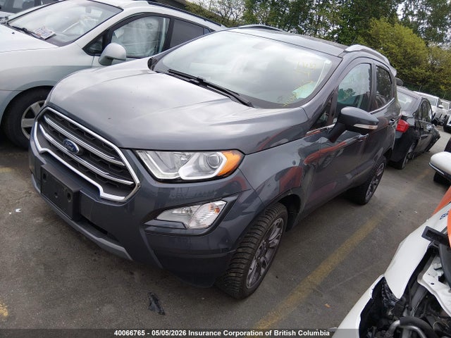 2022 Ford Ecosport Titanium მანქანა იყიდება აუქციონზე, vin: MAJ6S3KLXNC467614, აუქციონის ნომერი: 40066765