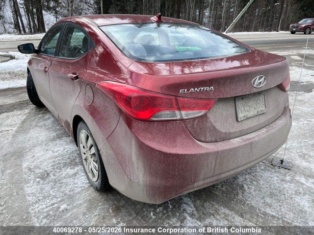40069278 :رقم المزاد ، 5NPDH4AE0CH095257 vin ، 2012 Hyundai Elantra Gls/limited مزاد بيع