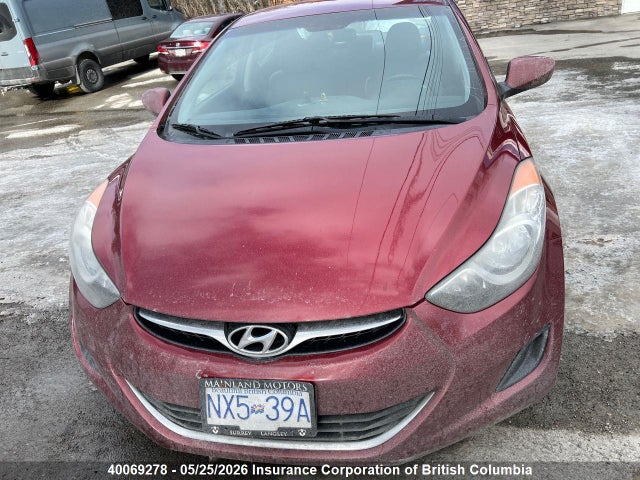 40069278 :رقم المزاد ، 5NPDH4AE0CH095257 vin ، 2012 Hyundai Elantra Gls/limited مزاد بيع