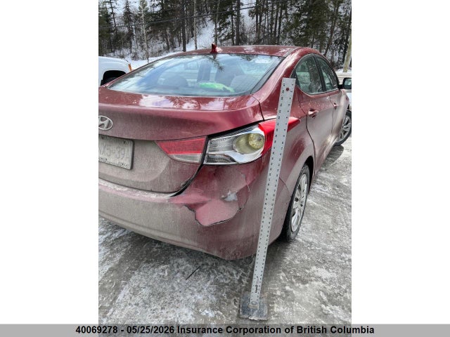 40069278 :رقم المزاد ، 5NPDH4AE0CH095257 vin ، 2012 Hyundai Elantra Gls/limited مزاد بيع