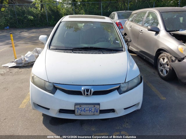 40067944 :رقم المزاد ، 2HGFA1F06AH043440 vin ، 2010 Honda Civic Exl مزاد بيع