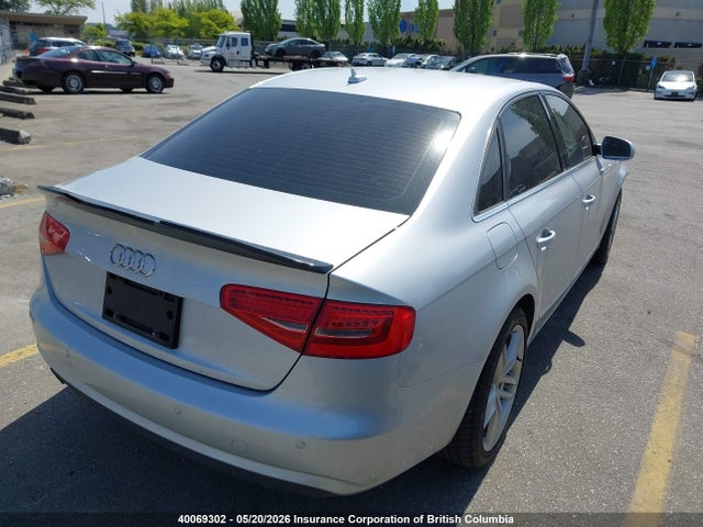 2013 Audi A4 მანქანა იყიდება აუქციონზე, vin: WAUFFCFL4DN002562, აუქციონის ნომერი: 40069302